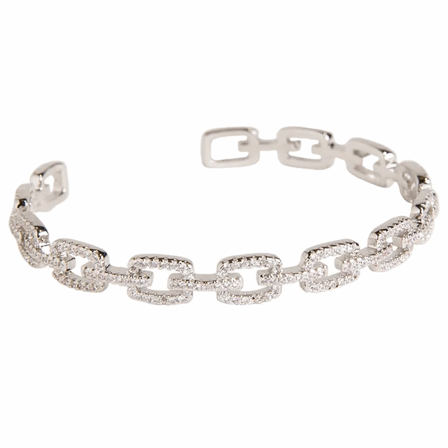 Chain Cuff Bracelet - Silver Lining Jewellery