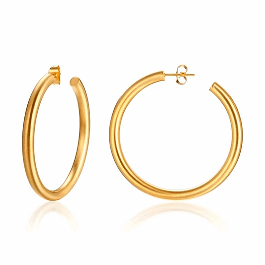 Silver Lining Jewellery 50% off Gold Hoop Earrings Silver Lining Jewellery 