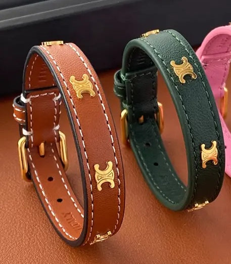 C Leather Bracelets Etereo