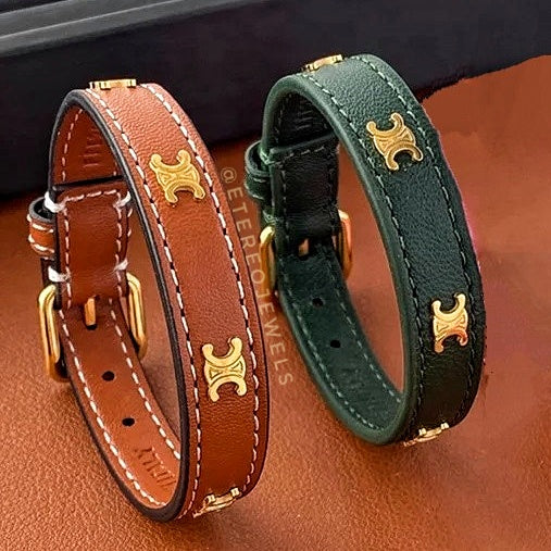 C Leather Bracelets Etereo