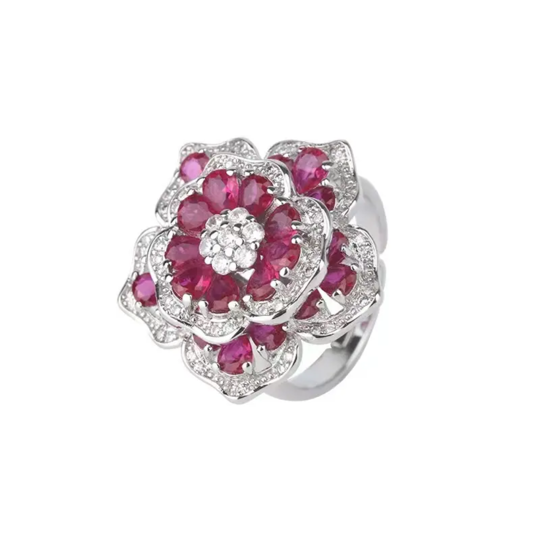 Flower Ring Adjustable