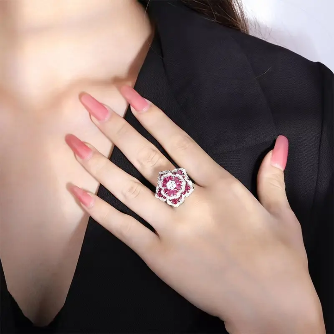 Flower Ring Adjustable