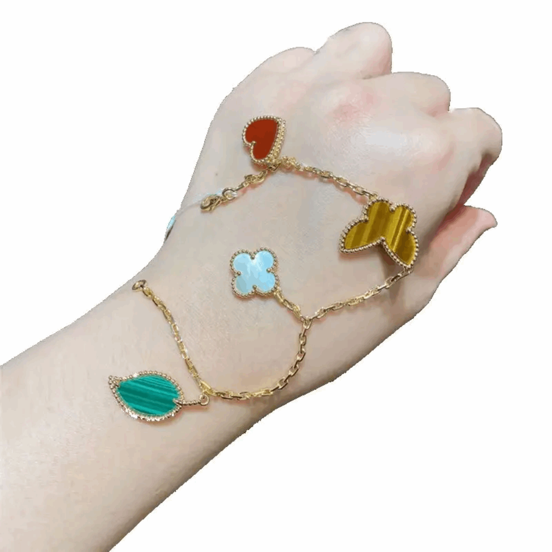 Butterfly Leaf Clover Bracelet Etereo