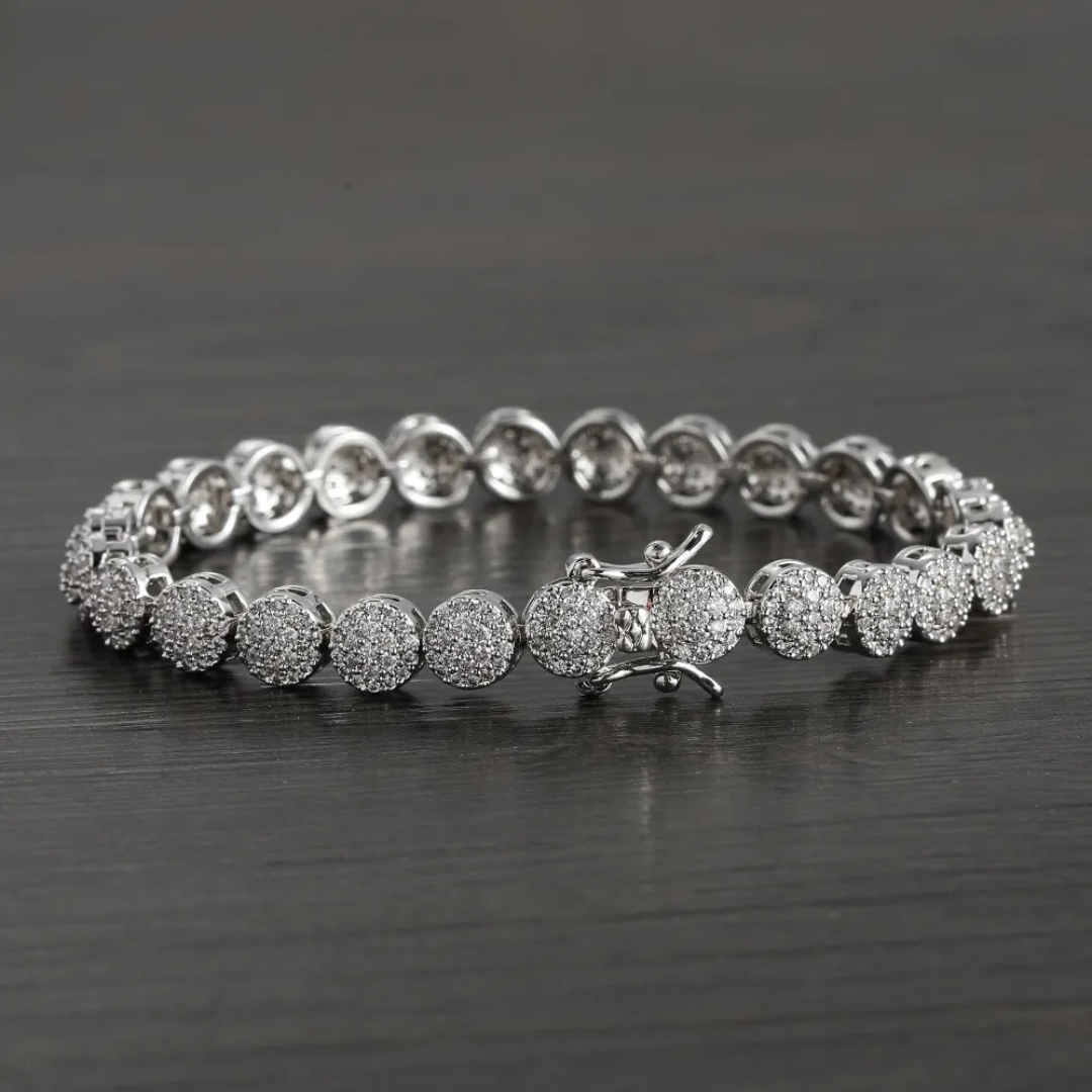 Illusion Tennis Bracelets - 7 inch