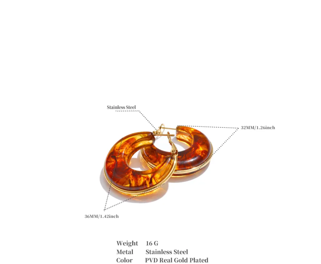 Lucent Hoop Earrings