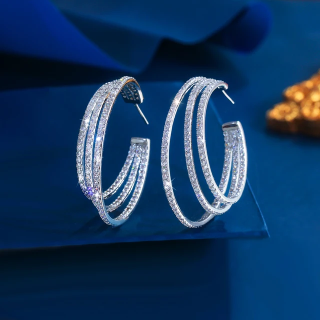 Triple Hoop Earrings