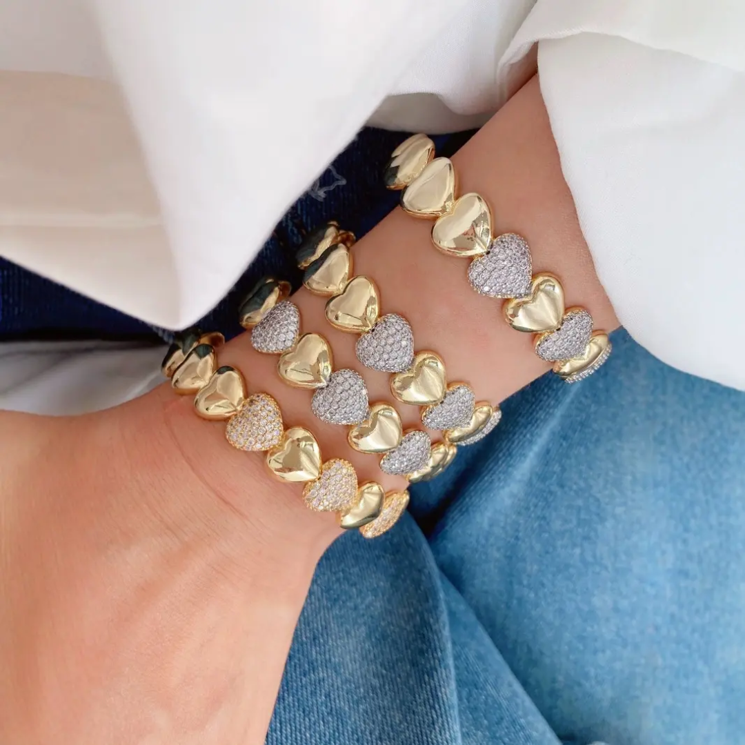 Heart Cuff Bracelet