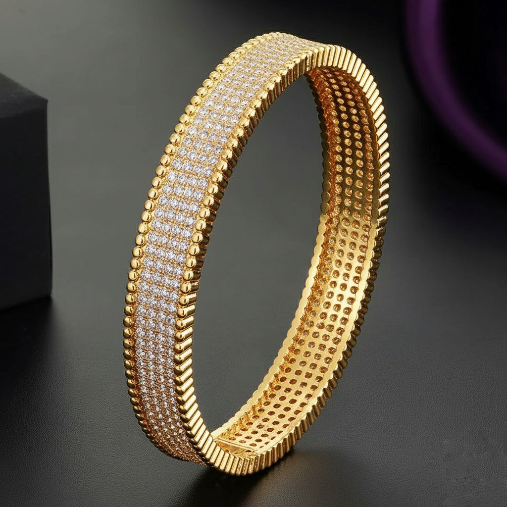 Clover Bracelet Etereo Bangle Pave