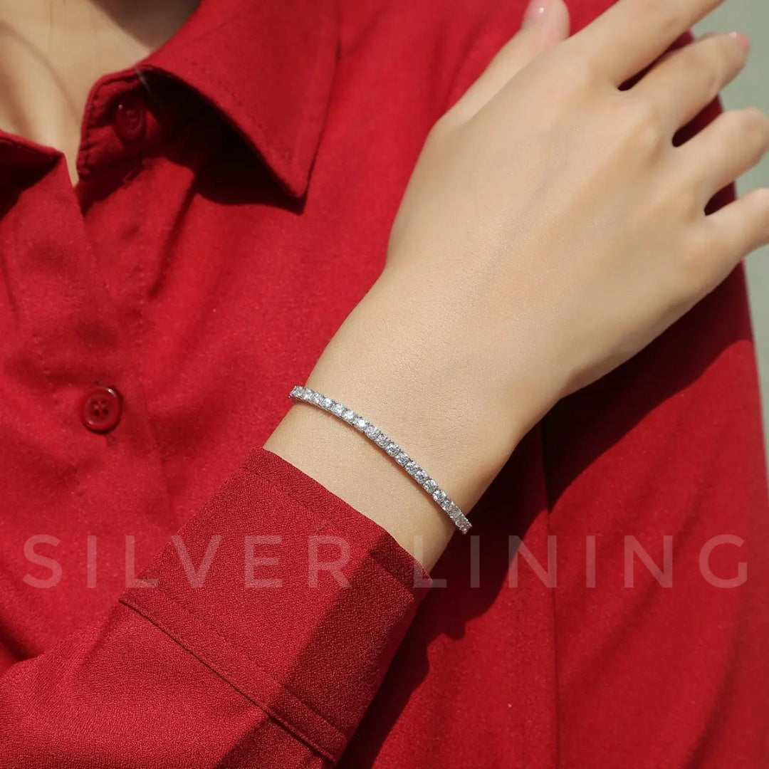 Round Tennis Bracelet