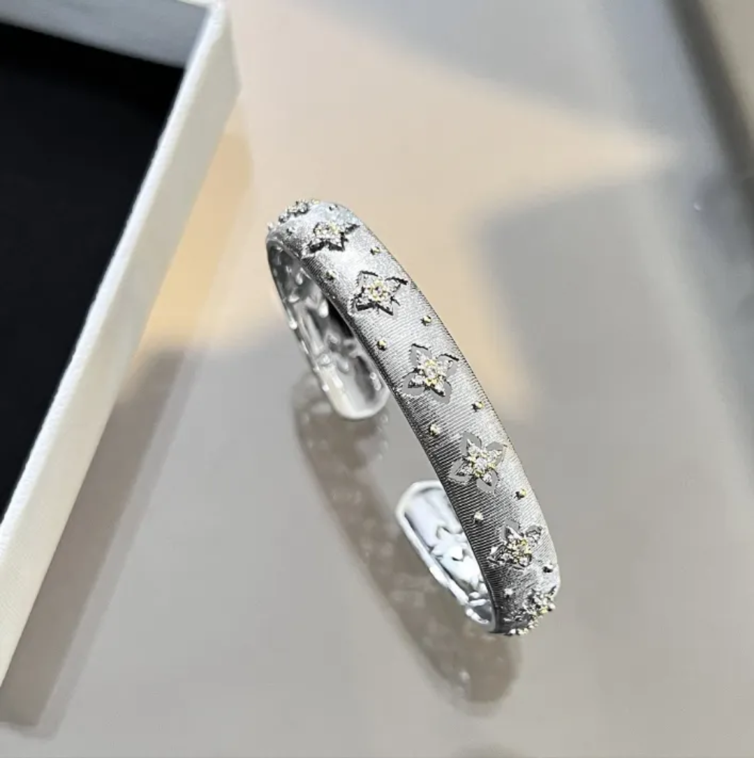 Textured Metal Bracelet Cuff