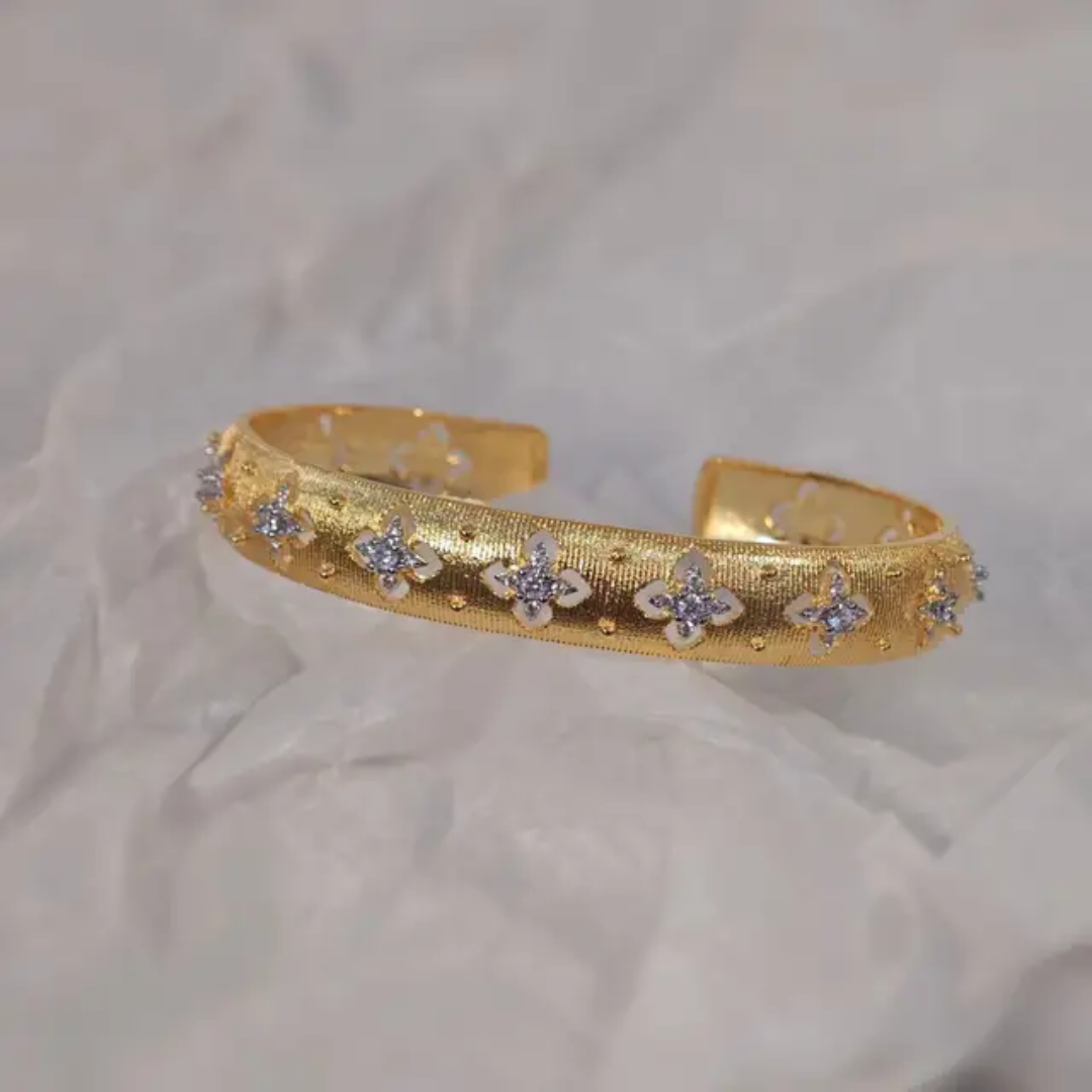 Textured Metal Bracelet Cuff