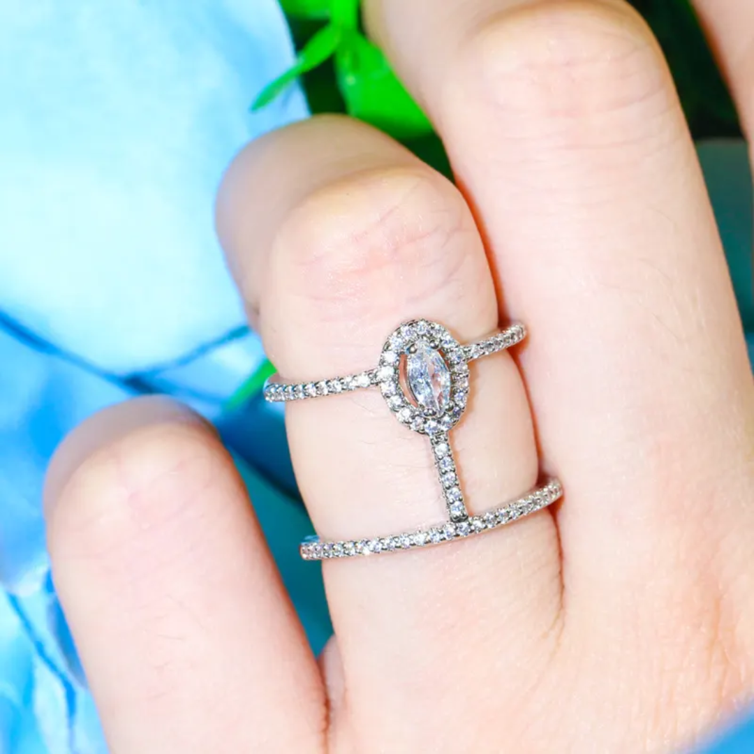 Oval Cuff Ring - Adjustable