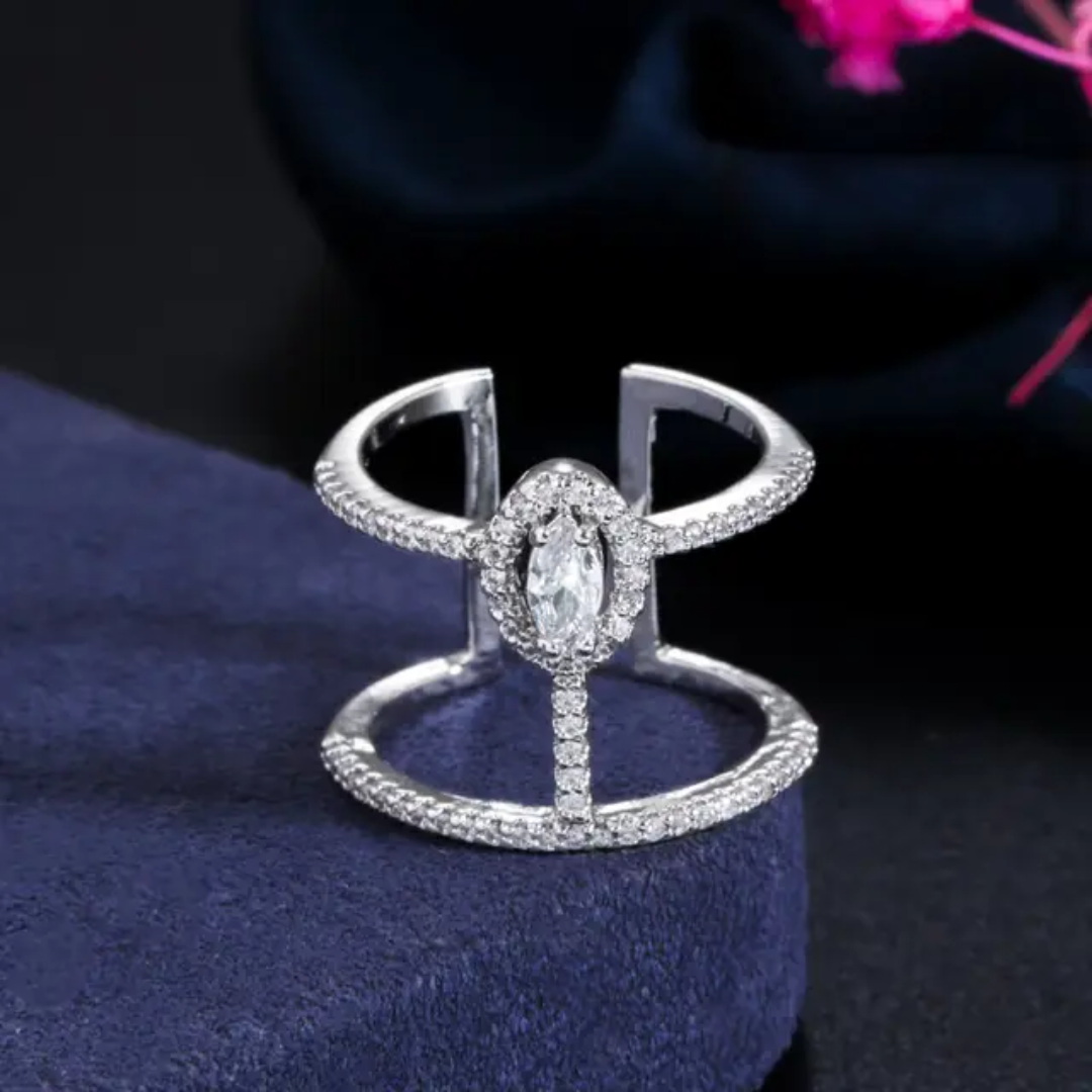 Oval Cuff Ring - Adjustable
