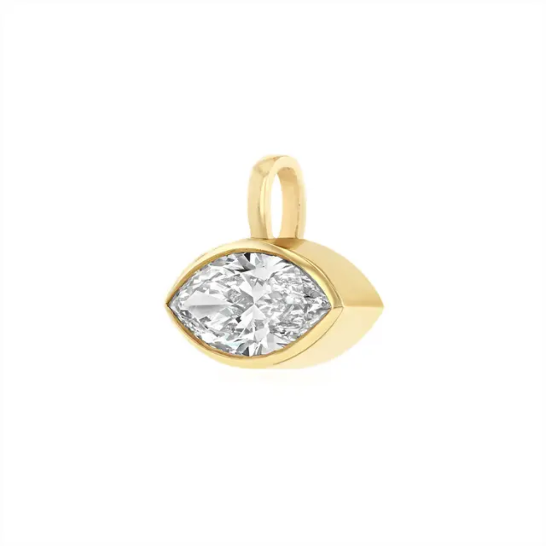 Solitaire Pendant Ball Chain Necklace