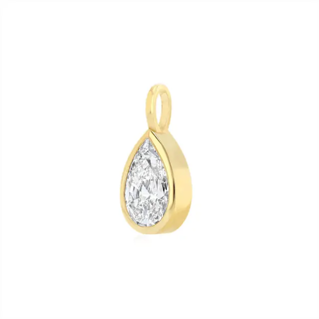 Solitaire Pendant Ball Chain Necklace