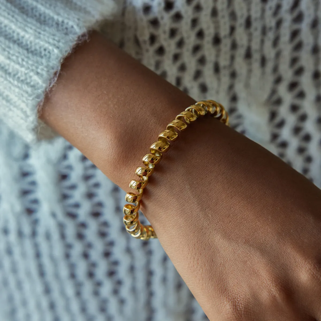 Spiral Cuff Bracelets Adjustable