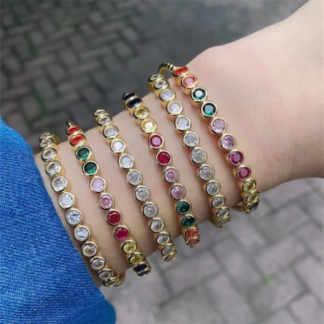 Bezel Cuff Bracelets