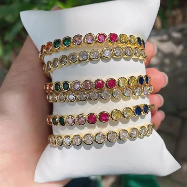 Bezel Cuff Bracelets