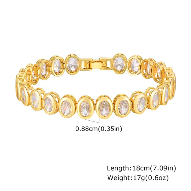 Gold Tennis Bracelets