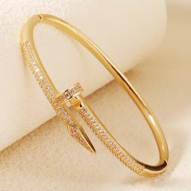 Nail Bracelet Etereo Pave
