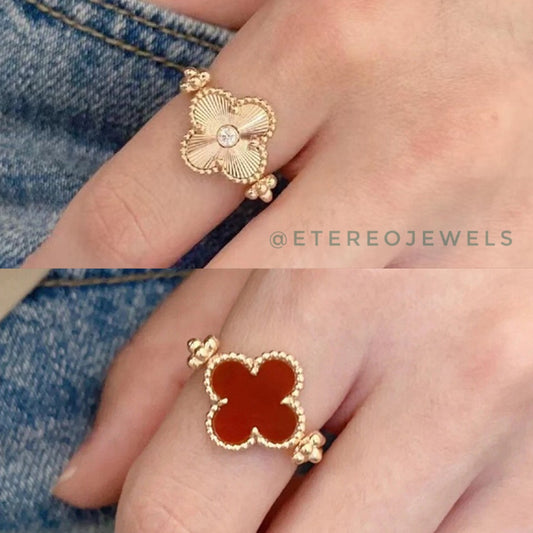 Reversible Clover Ring Etereo