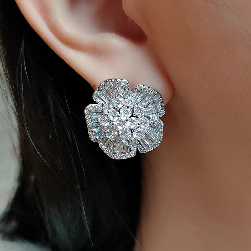 Flower Earrings - Silver Lining Jewellery