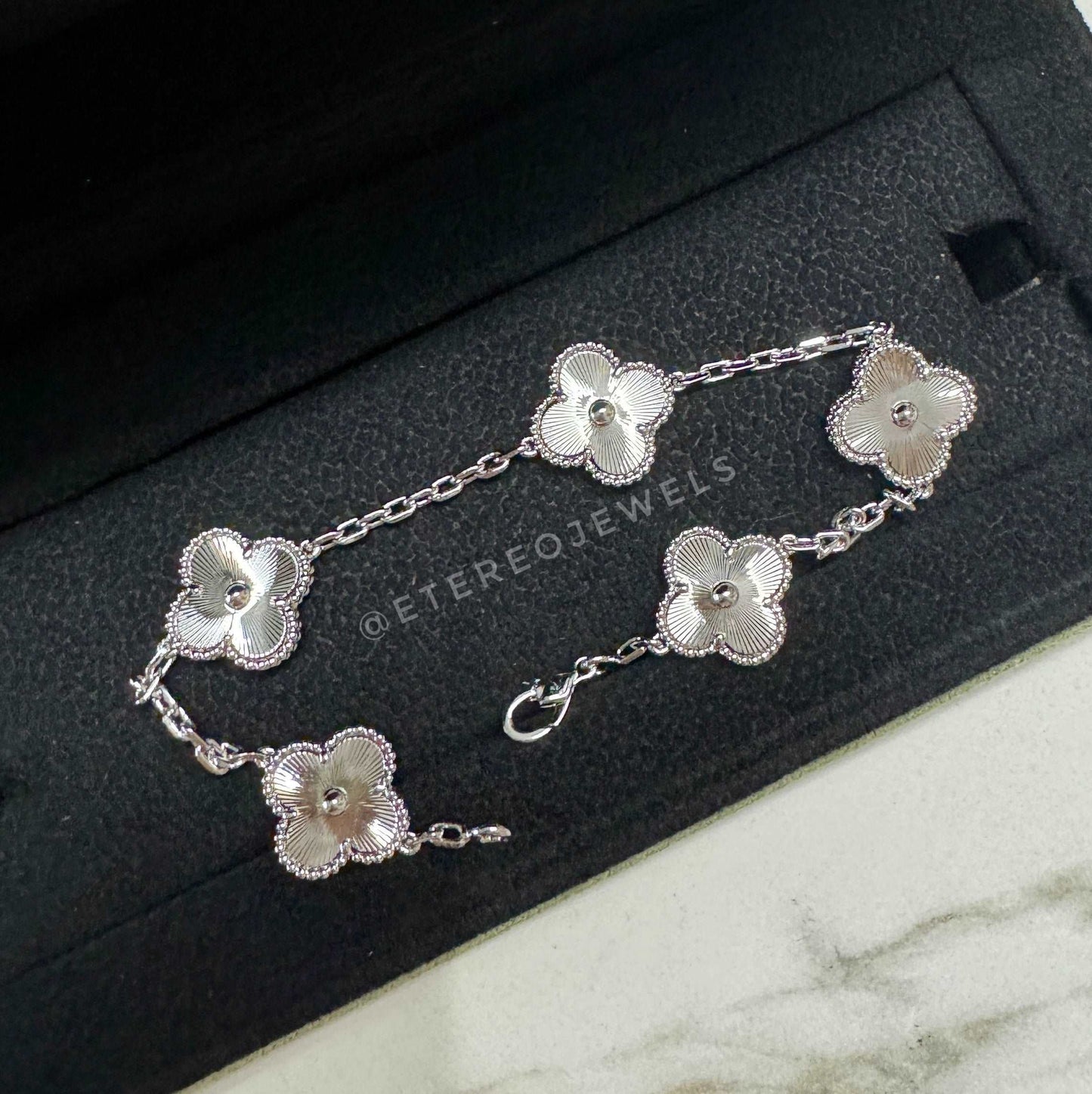 Clover Bracelet Etereo Rose Gold / Silver