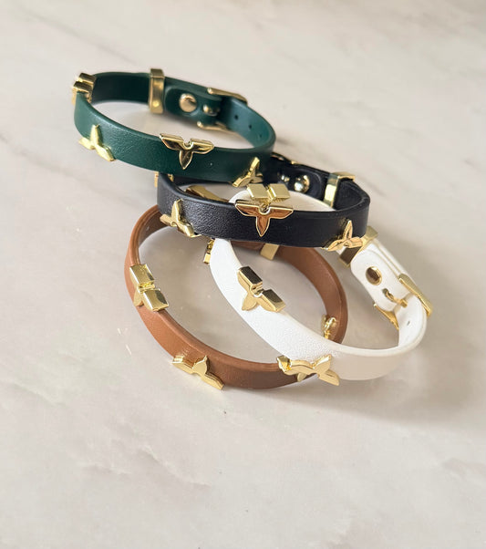 L Leather Bracelet Etereo