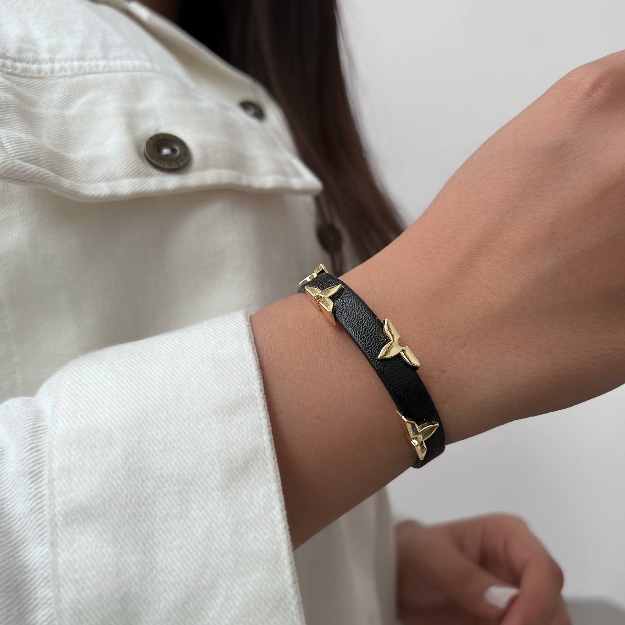 L Leather Bracelet Etereo