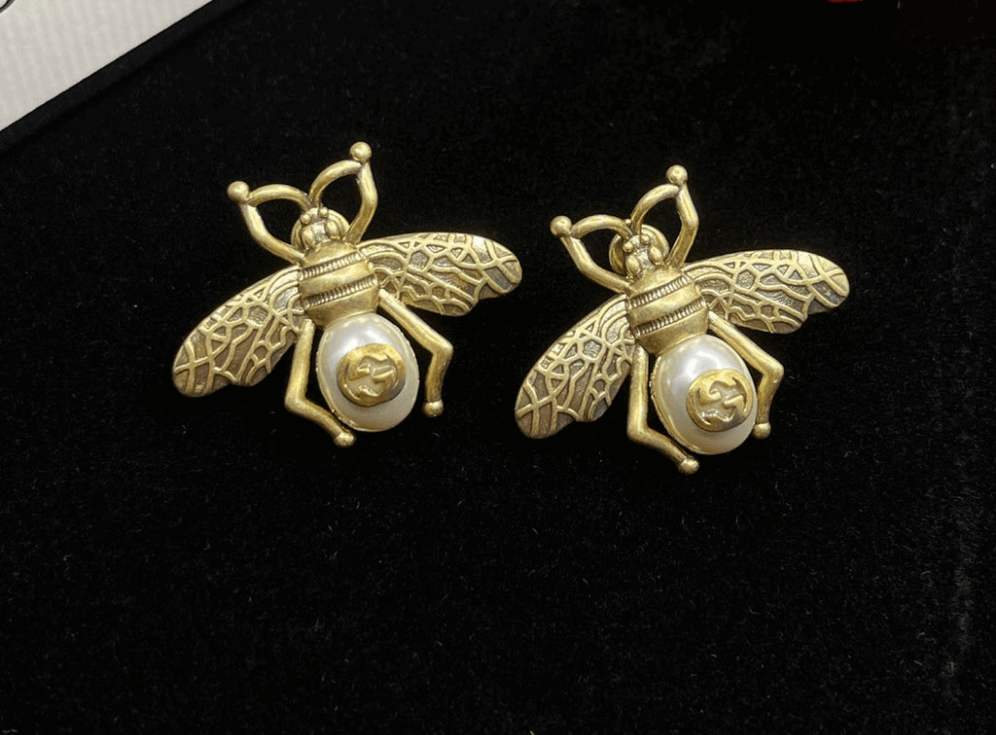 Bee Pearl GG Earrings Etereo