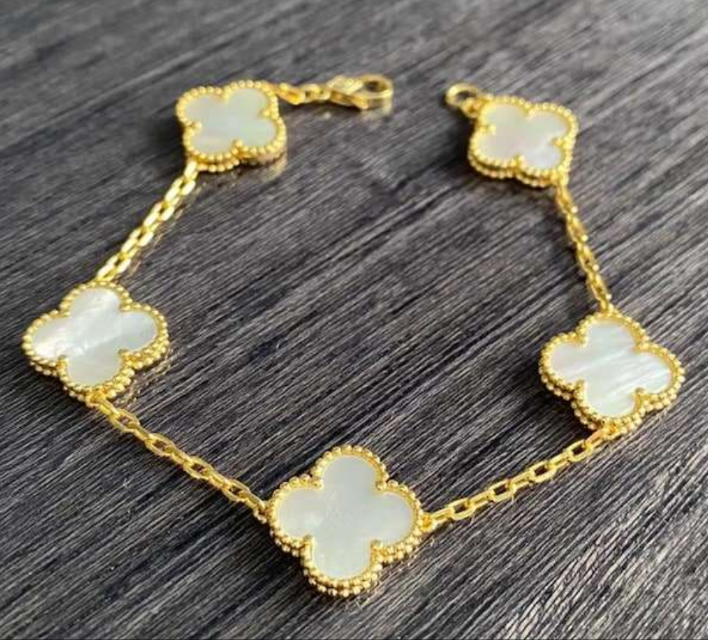 Clover Bracelet Etereo White Gold/Silver