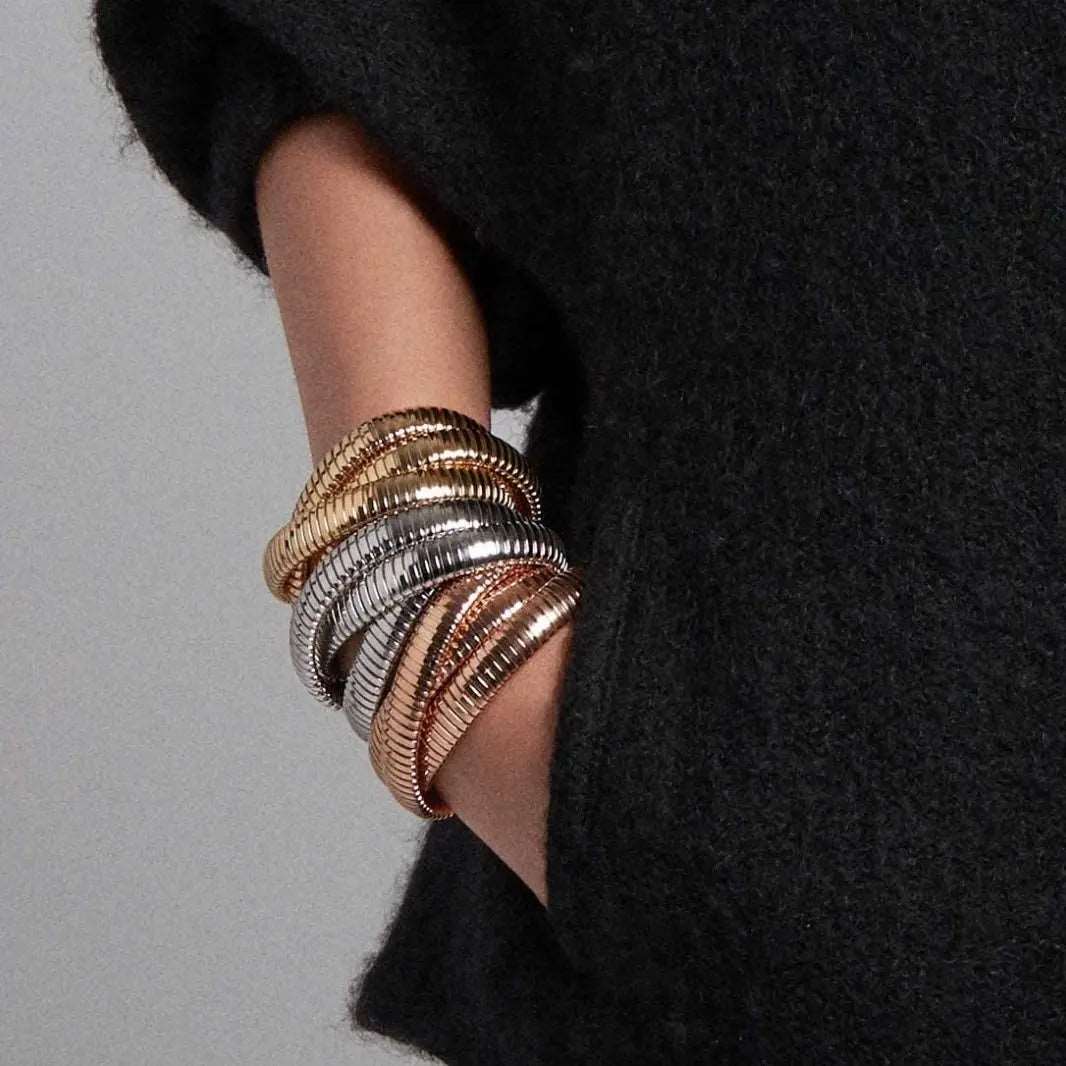 Intertwined Bracelet Gold - Silver Lining Jewellery