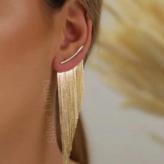 Tassel Earrings - Silver Lining Jewellery