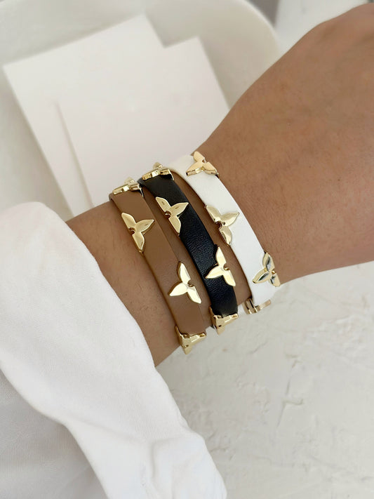 L Leather Bracelet Etereo