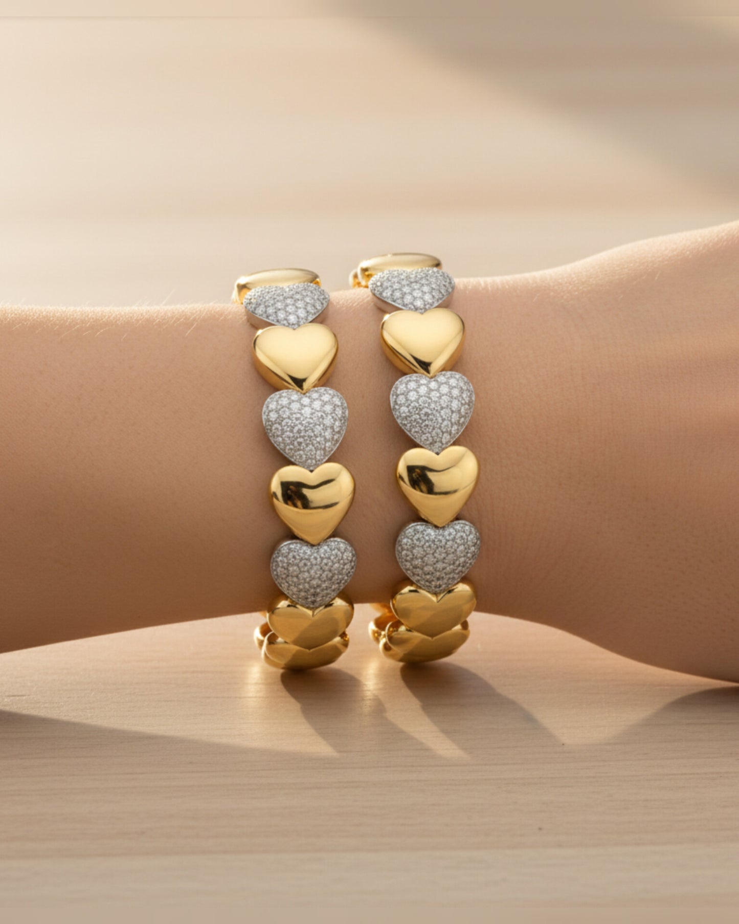 Heart Cuff Bracelet