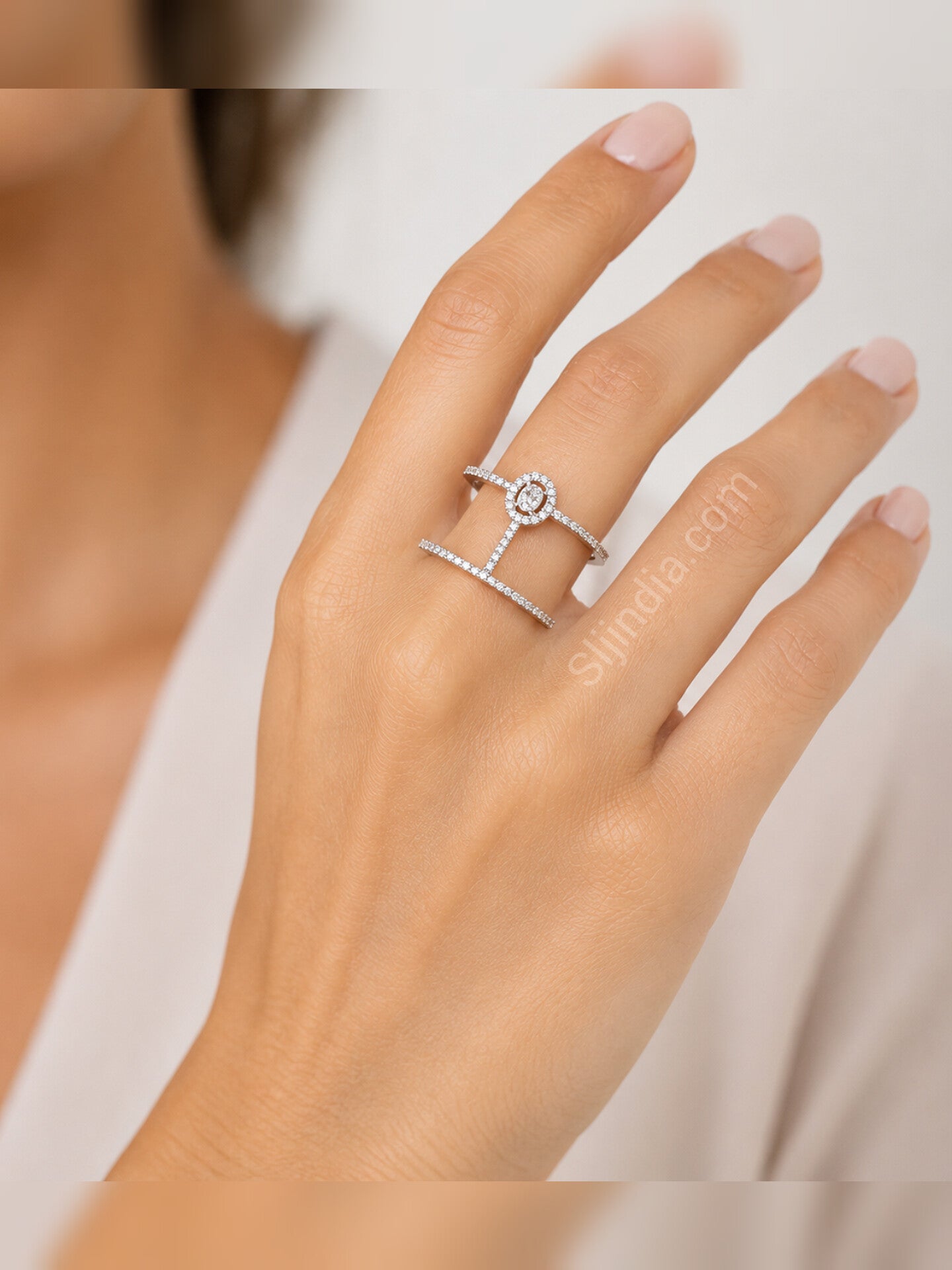 Oval Cuff Ring - Adjustable