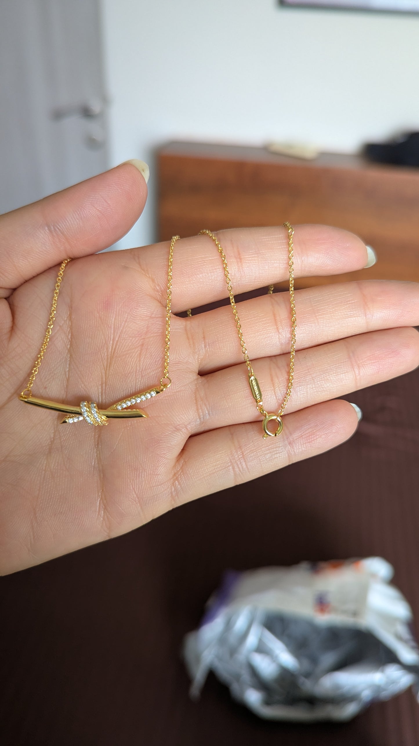 T cross Necklace Etereo