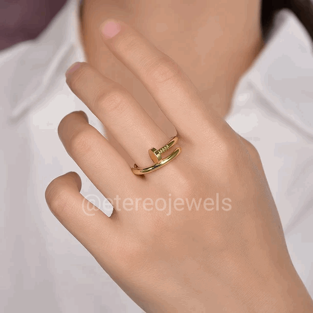 Silver Lining Jewellery Nail Ring Etereo Silver Lining Jewellery 