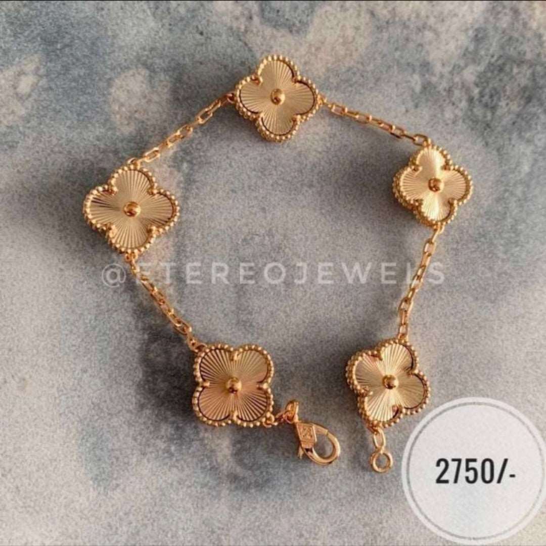 Clover Bracelet Etereo Rose Gold / Silver