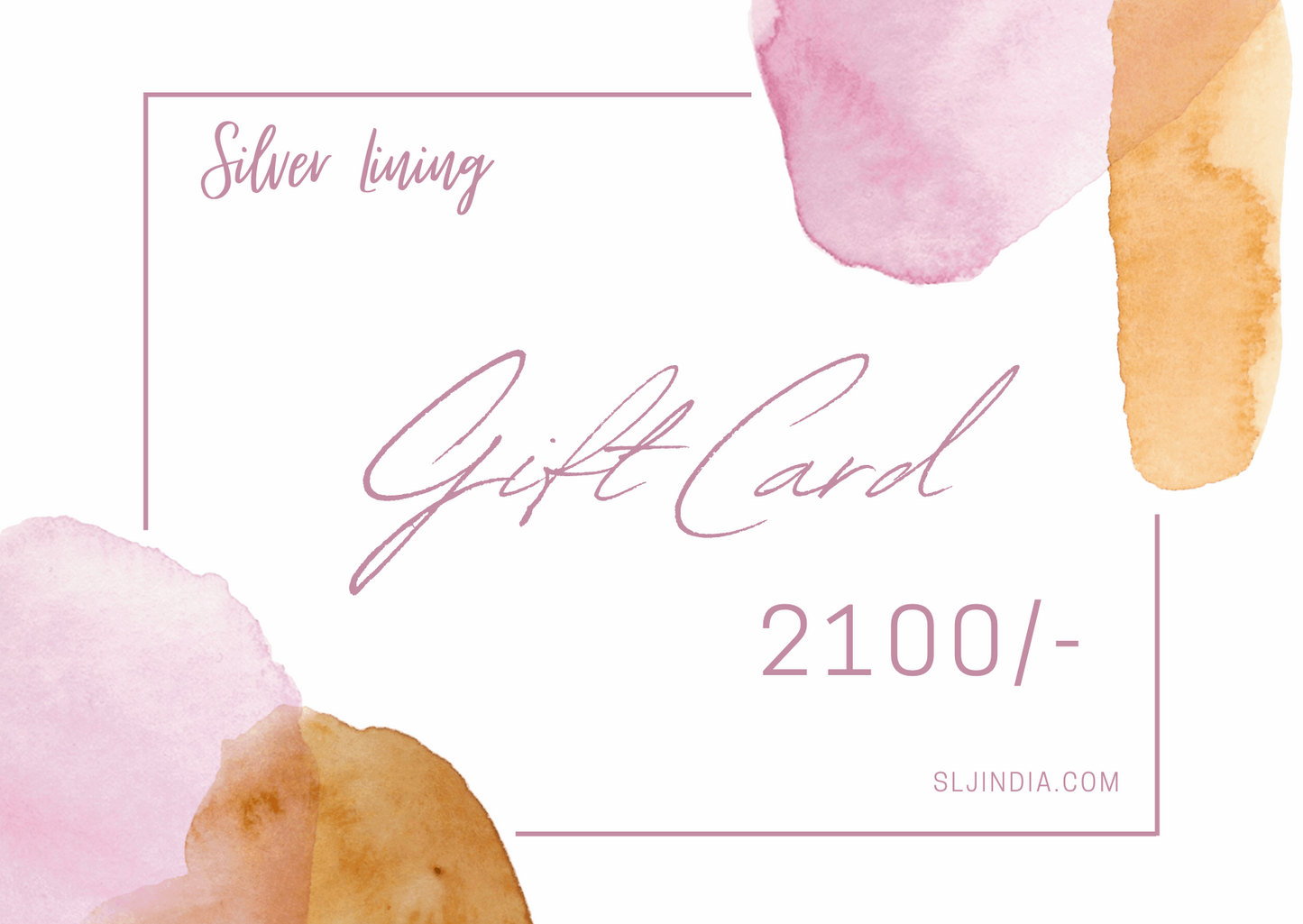 Gift Card - Silver Lining Jewellery