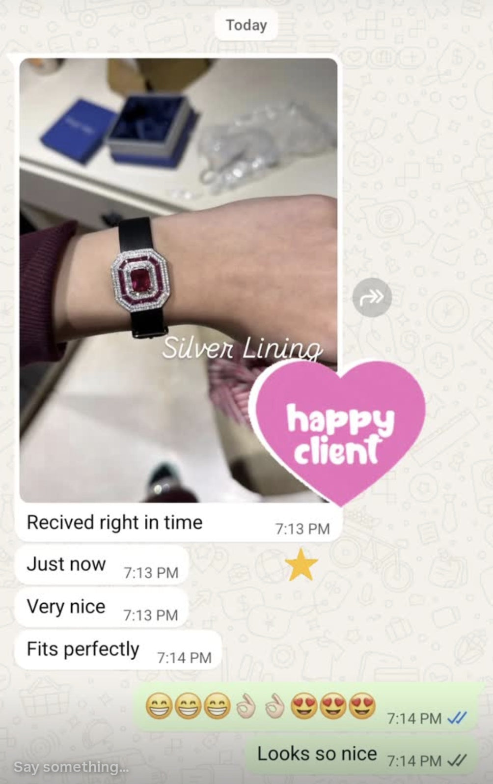 Ruby / Sapphire Leather Bracelets