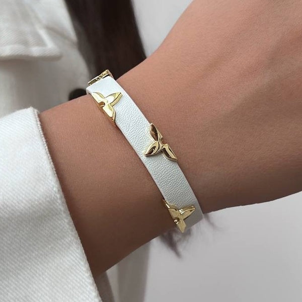 L Leather Bracelet Etereo