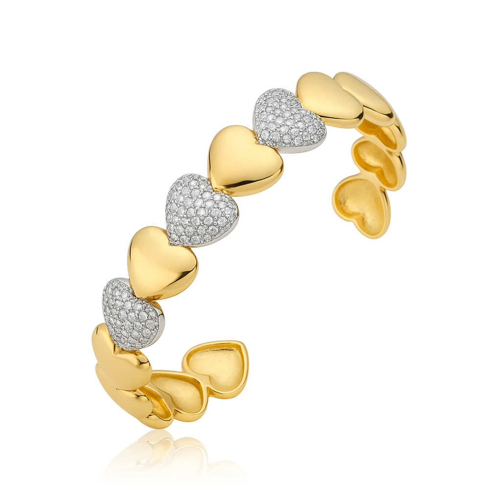 Heart Cuff Bracelet