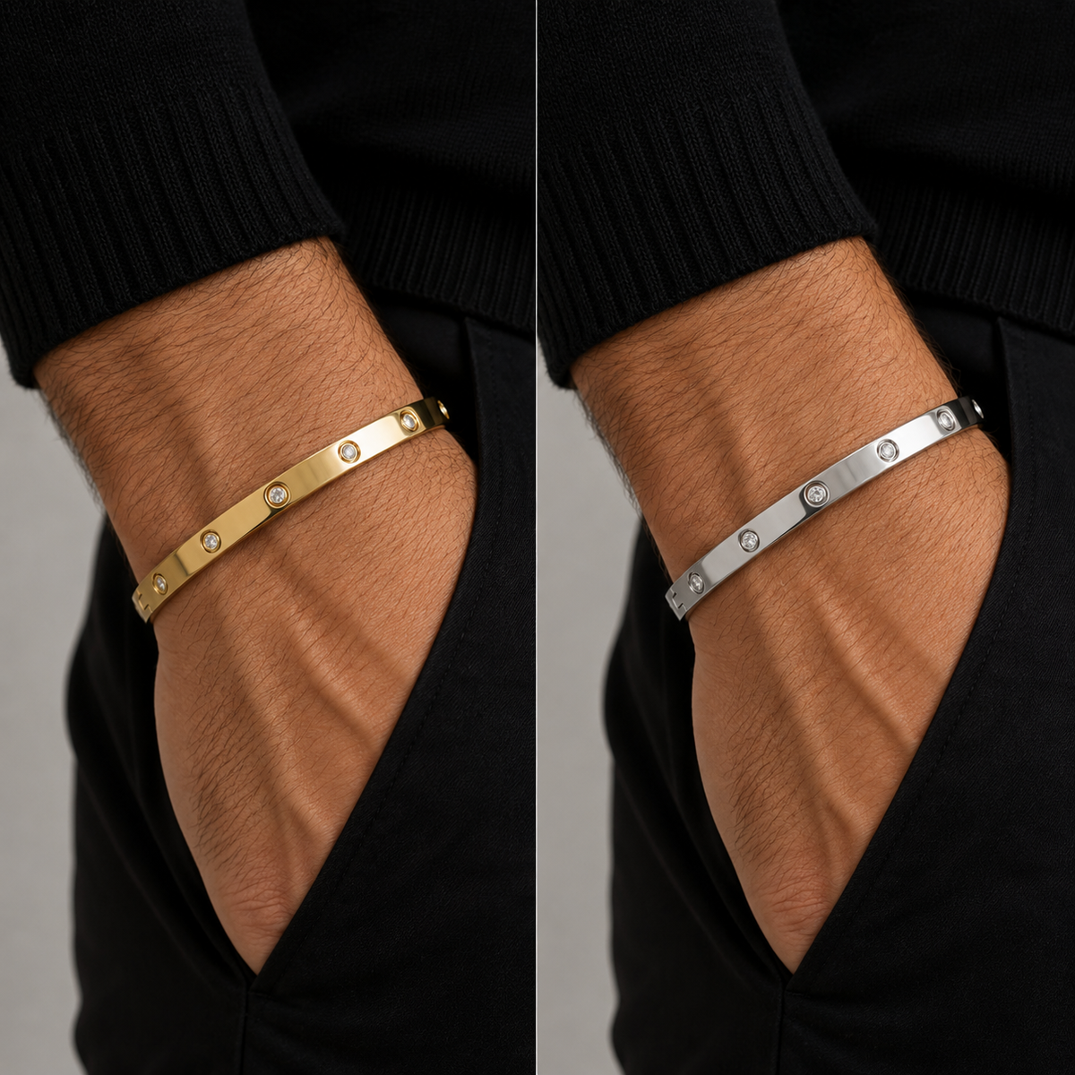 Band Bracelet Etereo All Stones - Unisex