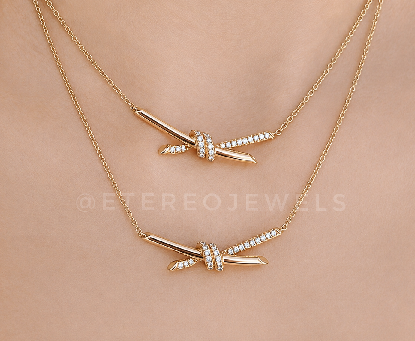 T cross Necklace Etereo