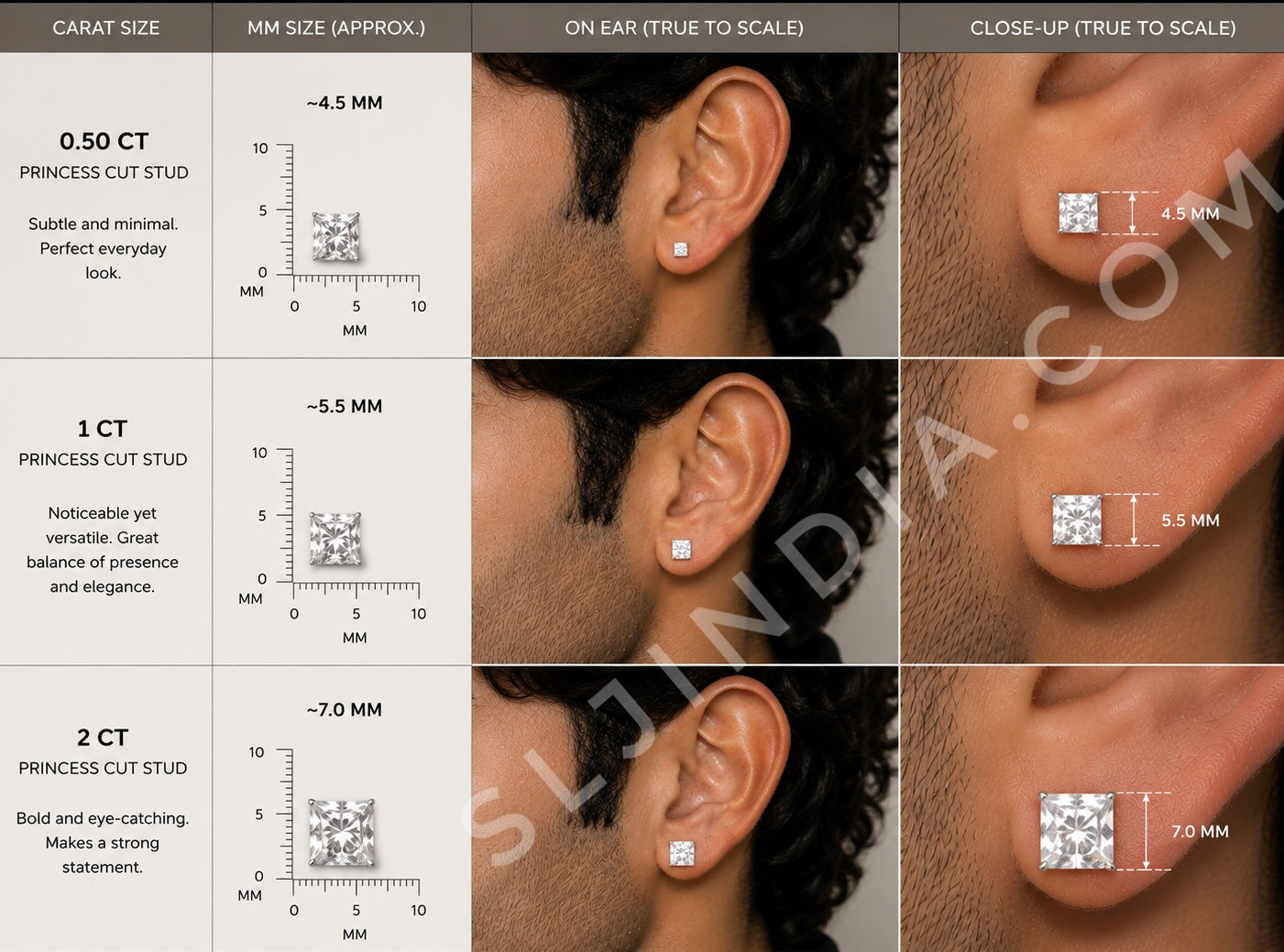 NO COD Solitaire Earrings 925 Silver - Preorder (PREPAID ORDERS ONLY) Mens Studs