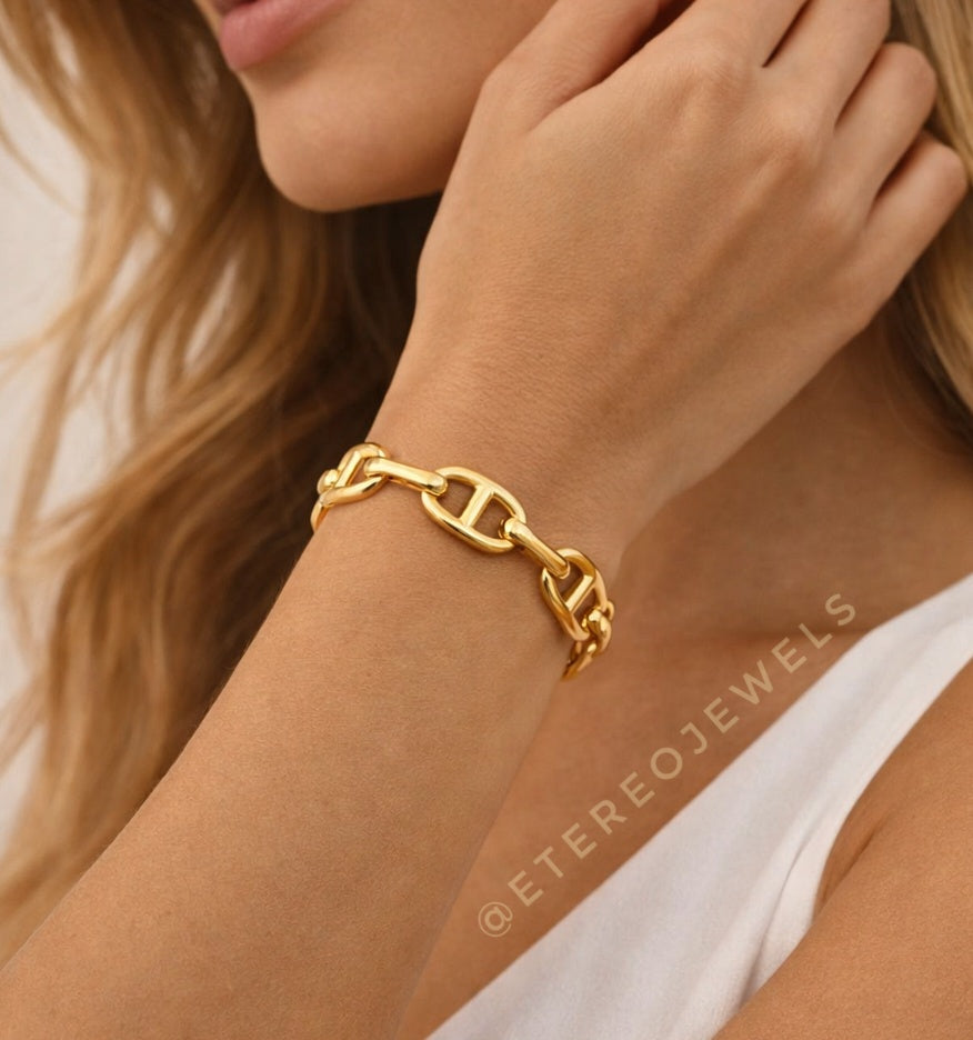Gold Cuff Bracelet