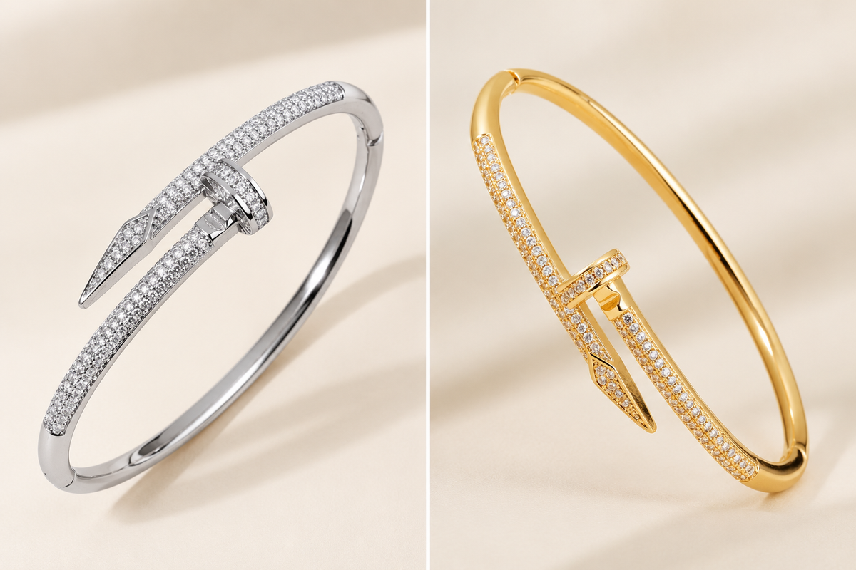 Nail Bracelet Etereo Pave