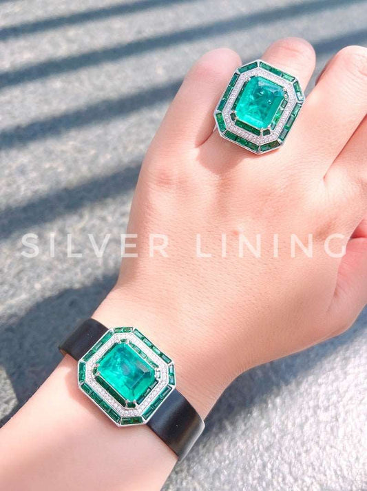 Emerald Ring + Bracelet Set *Combo Offer*
