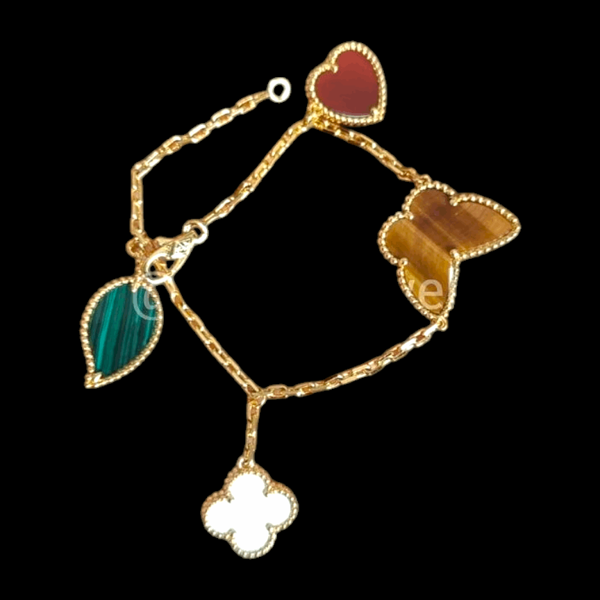 Butterfly Leaf Clover Bracelet Etereo